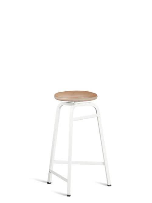 Treble bar stool 65, white 2
