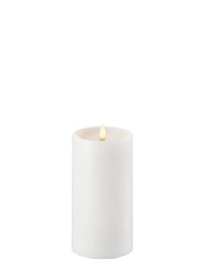 LED Candle Nordic White 7,8 x 15 cm w/shoulder