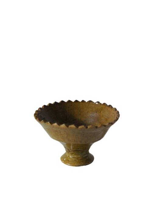 Footed Bowl Small Yellow