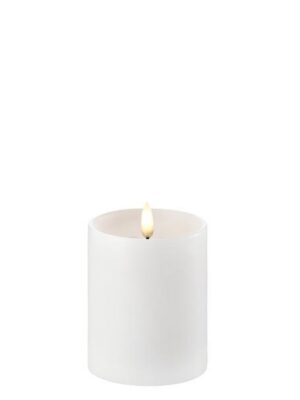 LED Candle Nordic White 7,8 x 10 cm w/shoulder