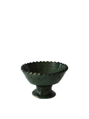 Footed Bowl Small Green