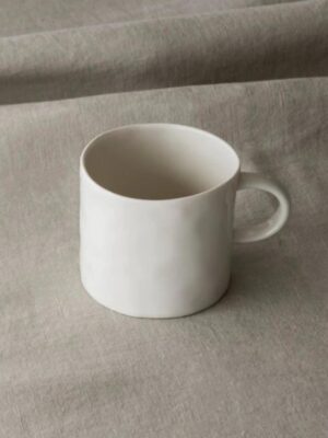 Mug w/handle, White