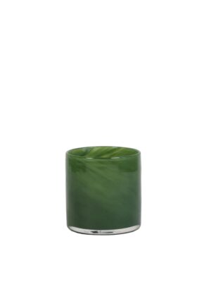 Lyric candleholder XS, Dark green