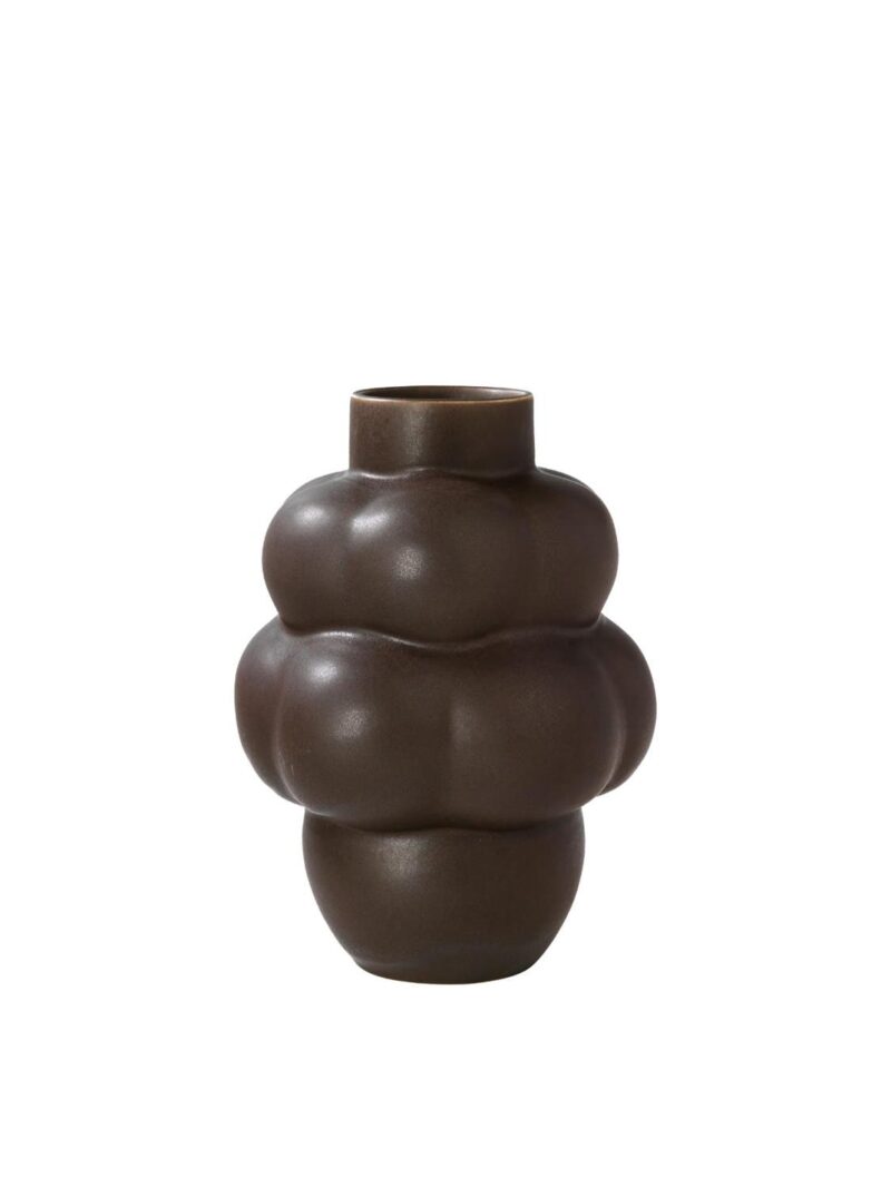 Balloon Vase 04 Ceramic, Mud Brown