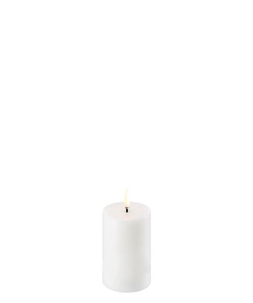 Pillar Candle Nordic White Ø5 x H7,5 cm