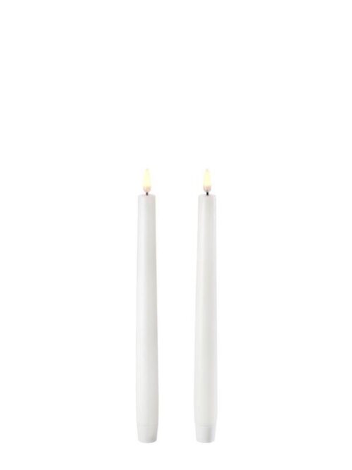 Taper LED Candle Twin Pack 25 cm