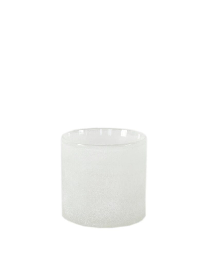 Frost candleholder S, White