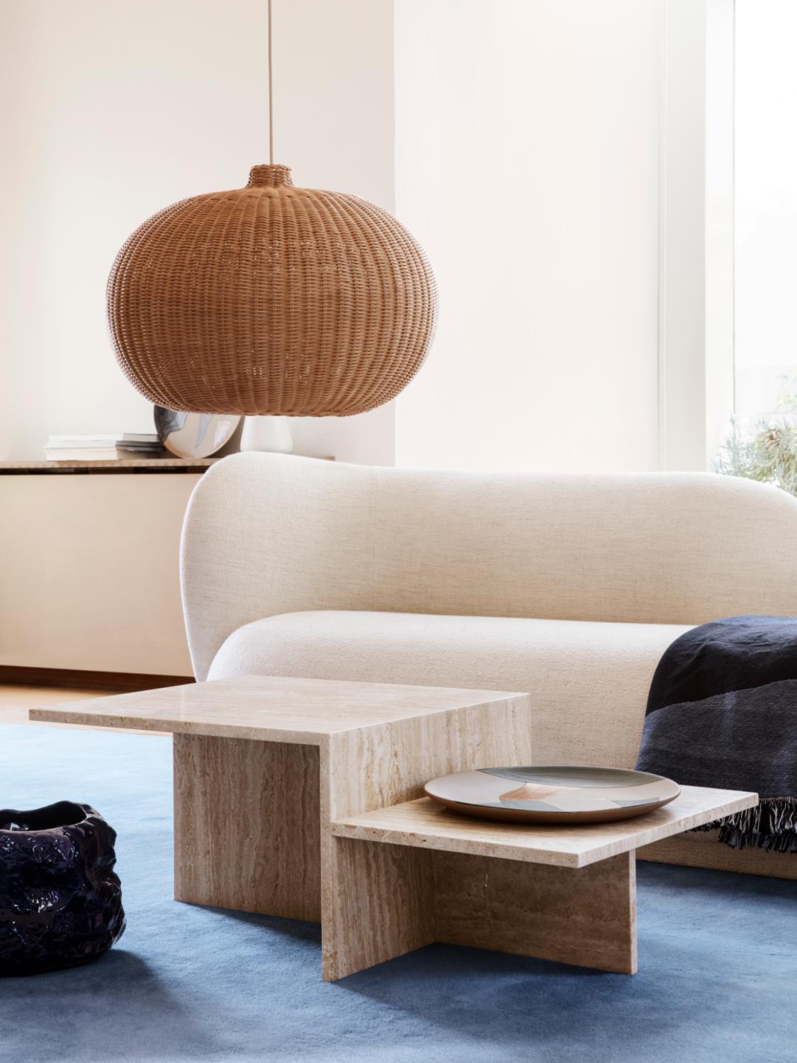 Distinct Coffee Table, Travertine 3 Distinct Coffee Table, Travertine 3