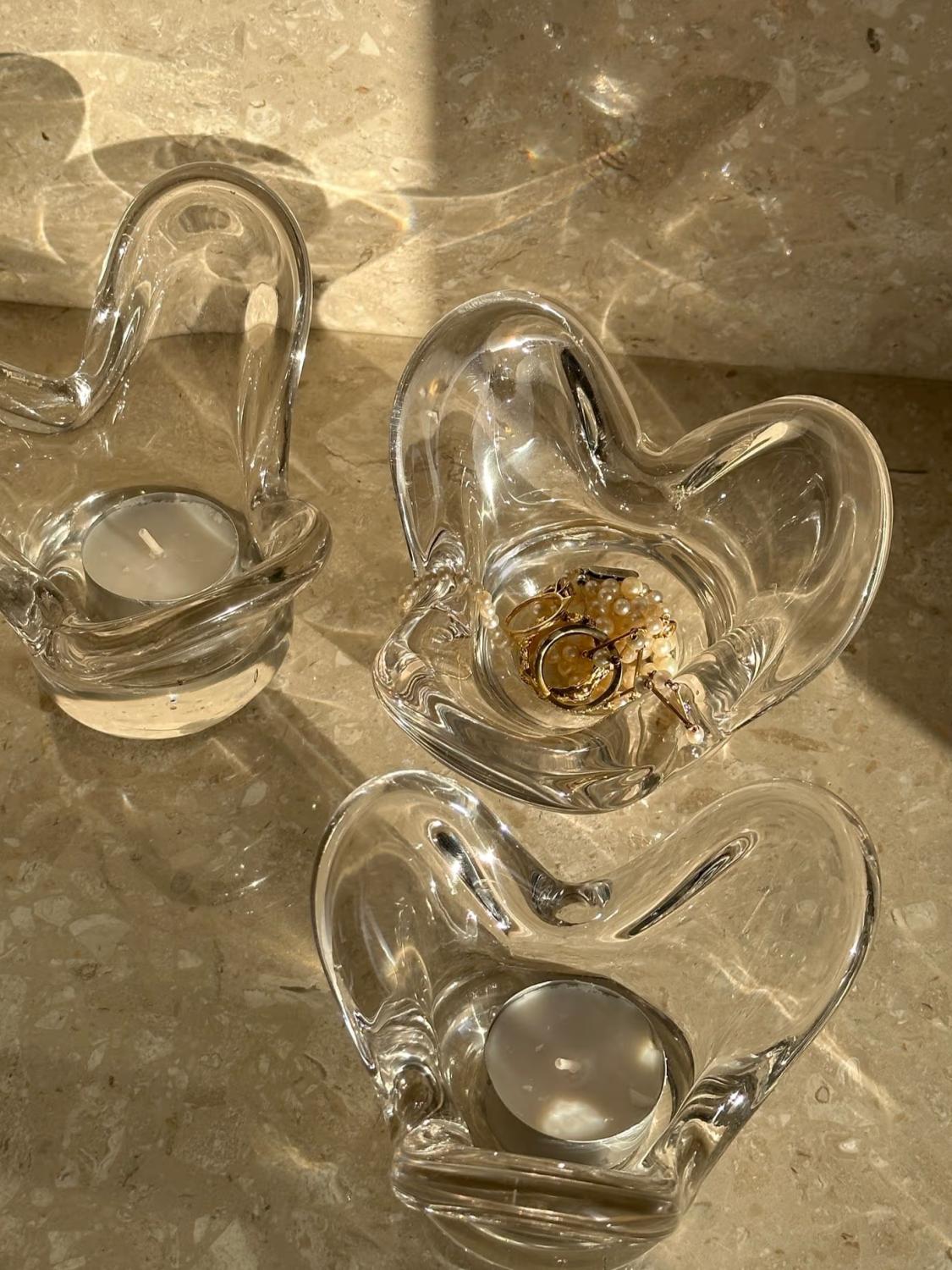 Visser Candle Holder, Clear Visser Candle Holder, Clear