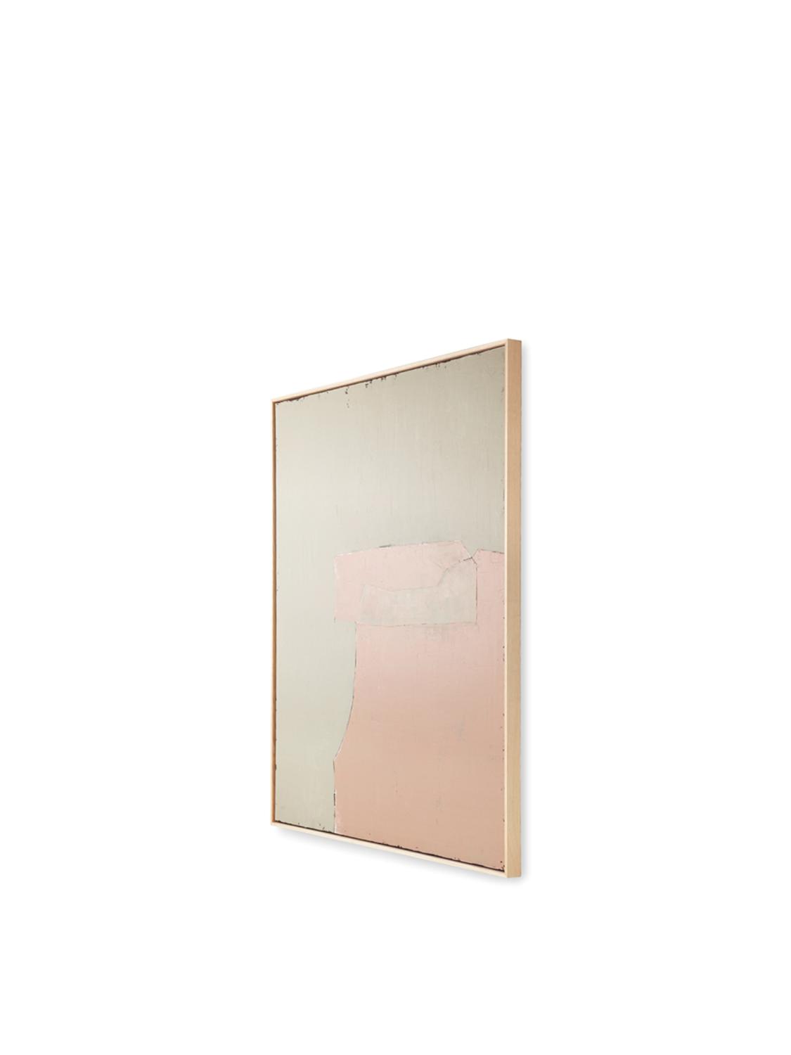 Abstrakt maleri oliven/nude, 100 x 120 cm 4 Abstrakt maleri oliven/nude, 100 x 120 cm 4