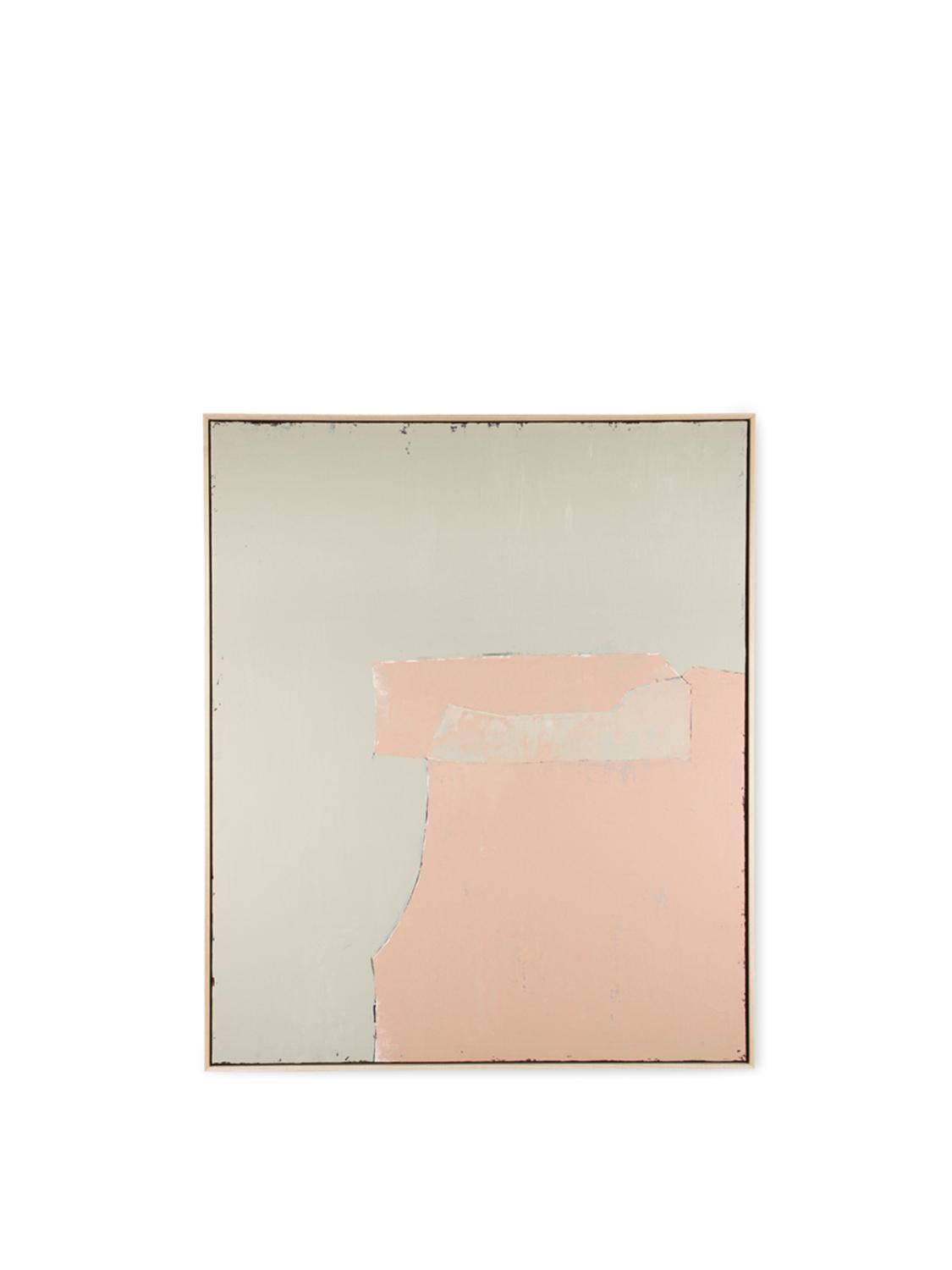 Abstrakt maleri oliven/nude, 100 x 120 cm Abstrakt maleri oliven/nude, 100 x 120 cm