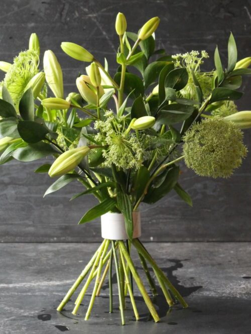 Hanataba Bouquet Twister, Pearly Silver, sett av to 2