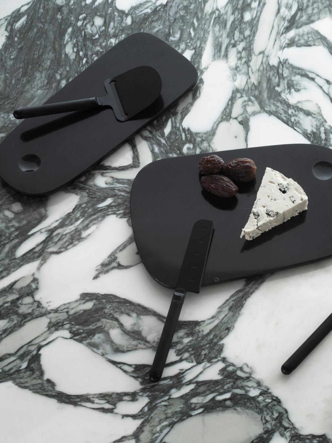 Pebble Cheese Knife Black 2 Pebble Cheese Knife Black 2