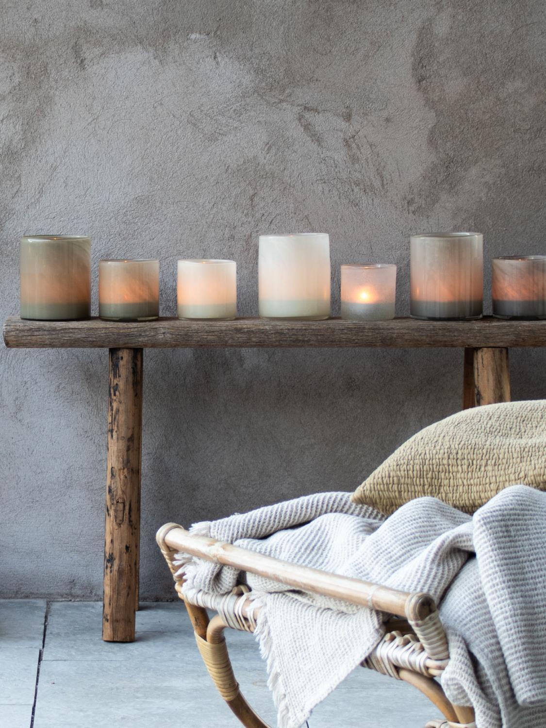 Lyric candleholder, Warm Grey 4 Lyric candleholder, Warm Grey 4
