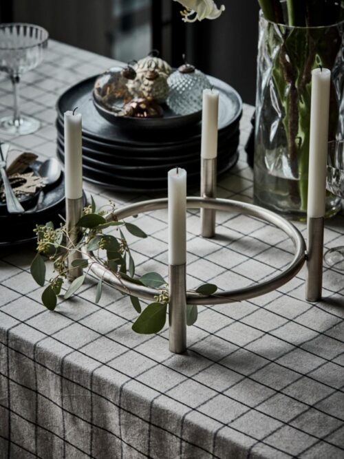 Maxi adventstake, antikk sølv 2