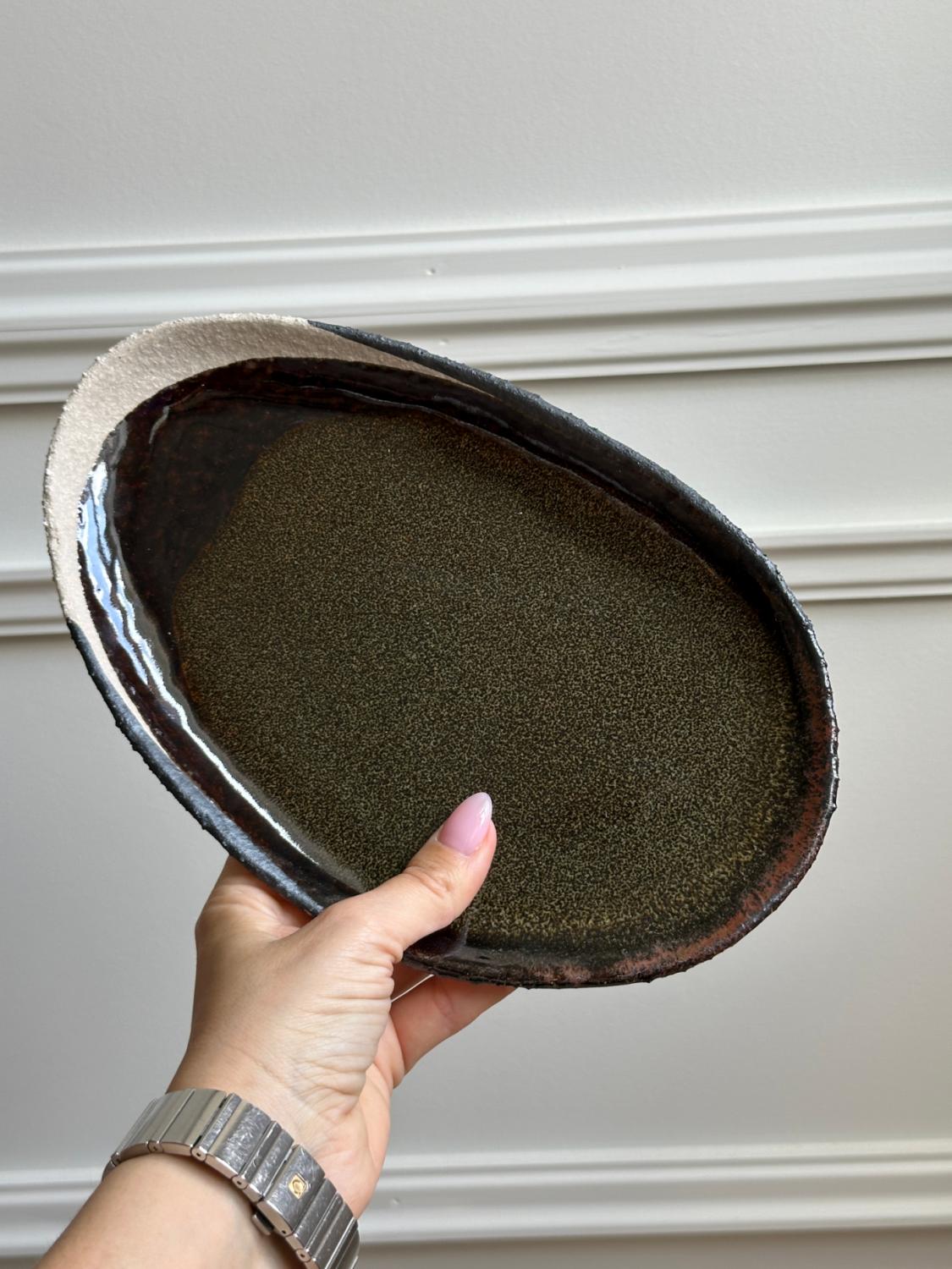 Wabi Oval Dish S, Seidou 2 Wabi Oval Dish S, Seidou 2