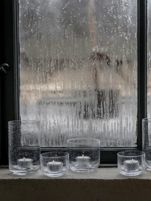 Lyslykt til telys i glass, S 2