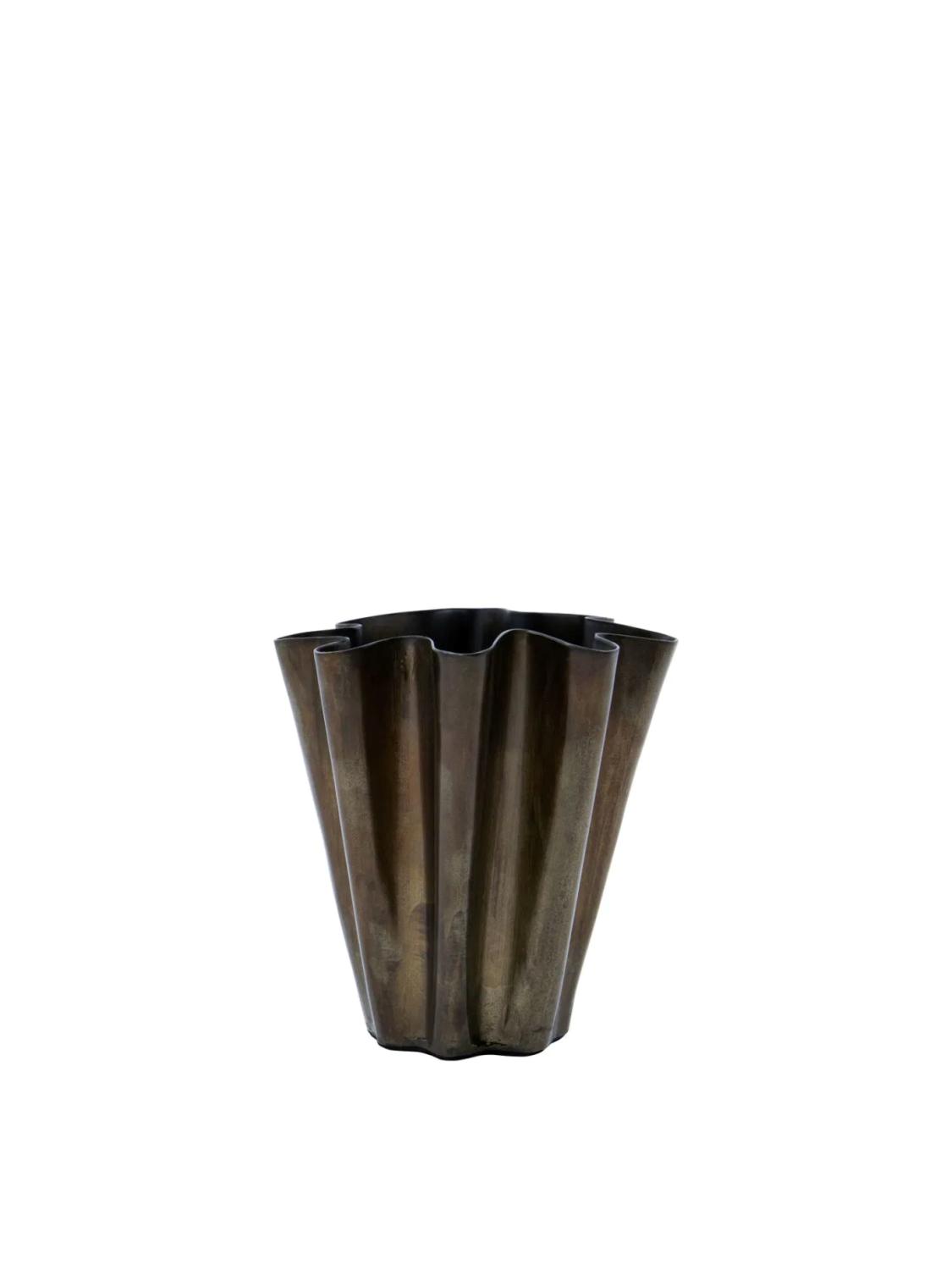 Flood Mini Vase, Antique brown Flood Mini Vase, Antique brown