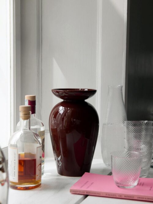 Momento Vase JH47, Red Brown 2