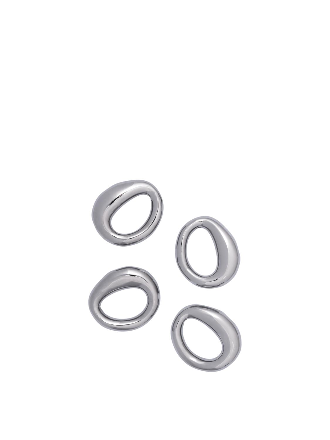 Orrith Napkin Rings, Sett av 4, Silver Orrith Napkin Rings, Sett av 4, Silver