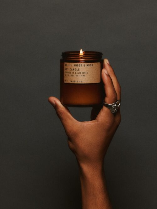 No. 11 Amber & Moss duftlys, Medium 2