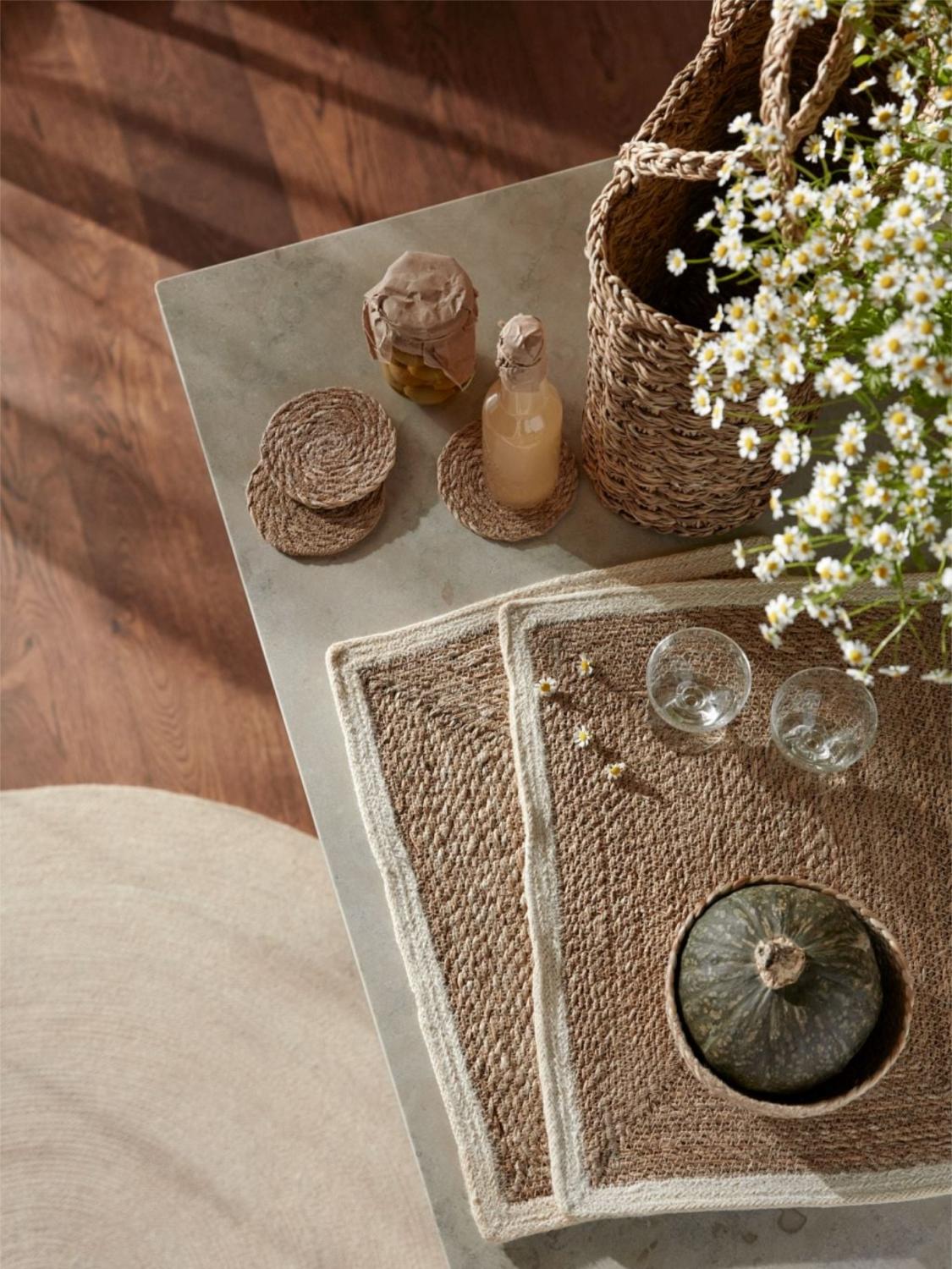 Emil coaster, natural 3 Emil coaster, natural 3
