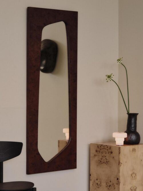 Folia Mirror, Dark Stained Burl 2