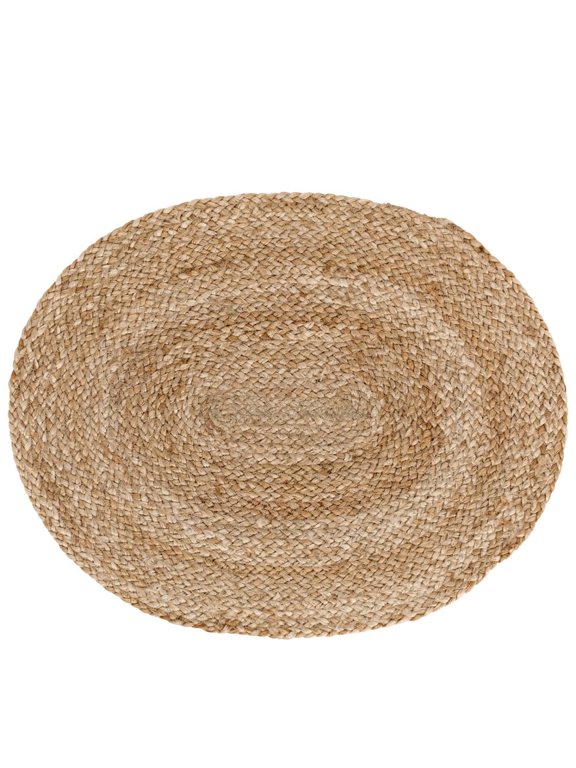 Elin oval bordbrikke, natural Elin oval bordbrikke, natural
