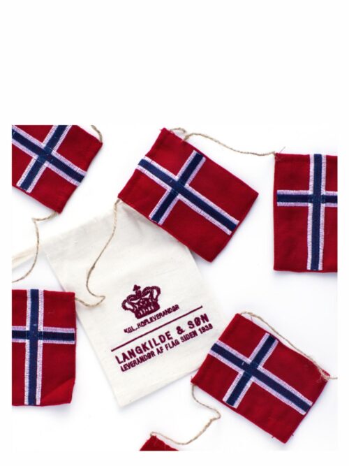 Stor flagglenke 10 flagg, 320 cm