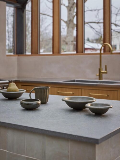 Elba Bowl Globe XS, green brown 2