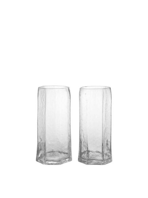 Kiru Tall Glasses, Sett av 2, Clear