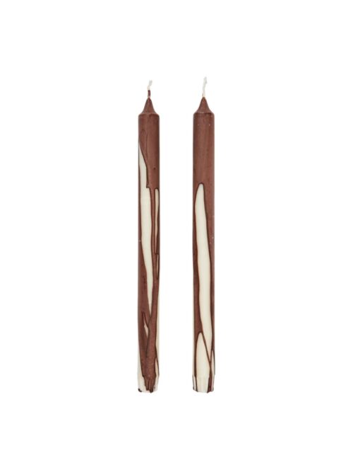Dryp Candles, Dark Chocolate, sett av 2