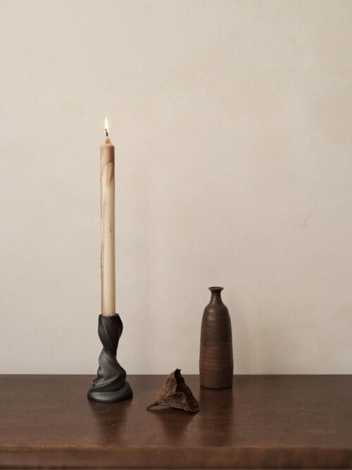 Dryp Candles, Beige, sett av 2 2
