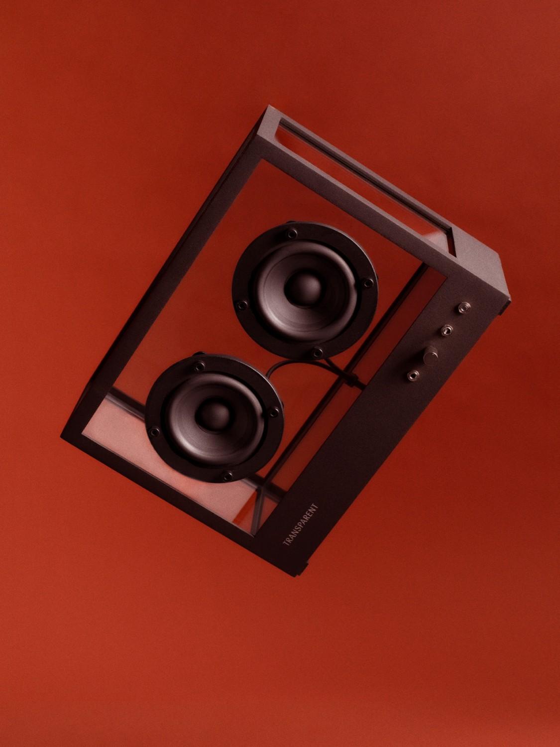 Small Transparent Speaker, Black 6 Small Transparent Speaker, Black 6