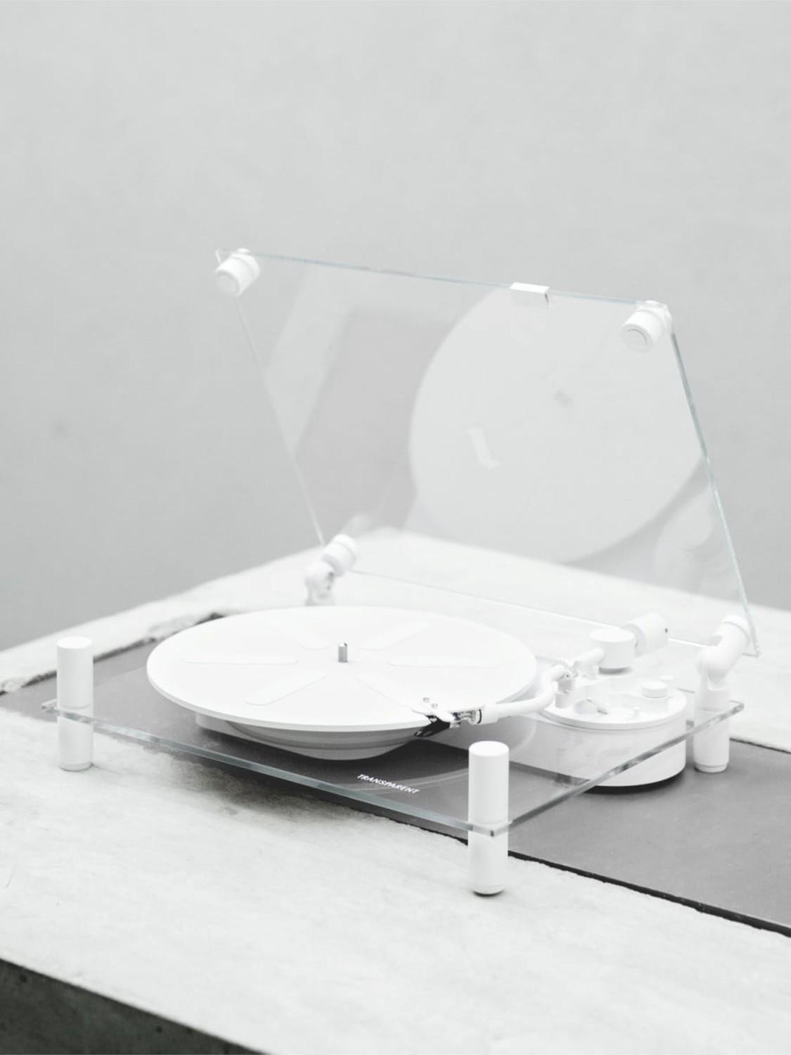Transparent Turntable, White 2 Transparent Turntable, White 2