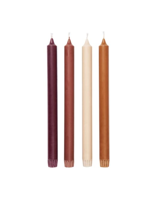 Pure Candles Roseate Blend, Sett av 4