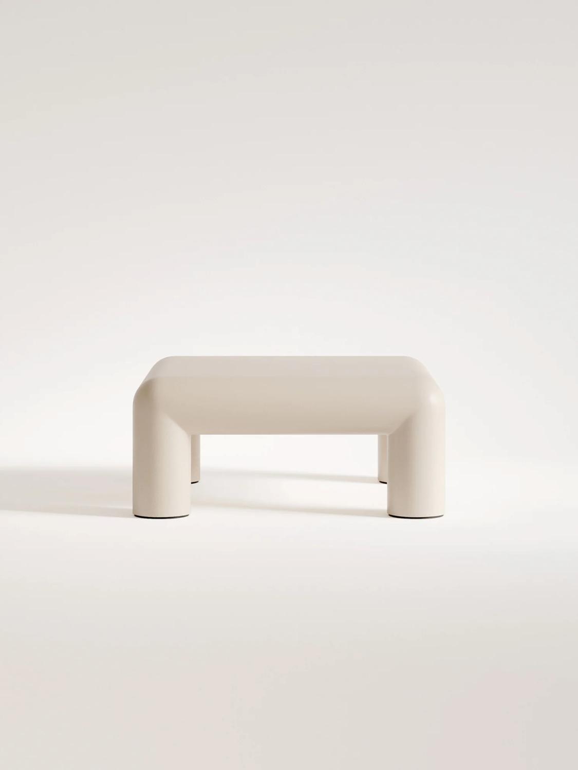 Cubio Coffee Table, Semi-Gloss Light Beige , 80 x 80 cm 3 Cubio Coffee Table, Semi-Gloss Light Beige , 80 x 80 cm 3