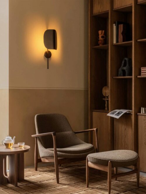 Wing Wall Lamp, Bronzed 2