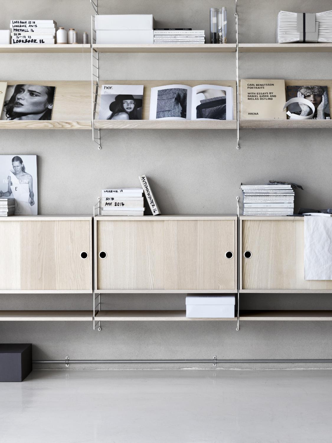Cabinet with sliding door, Ash 2 Cabinet with sliding door, Ash 2