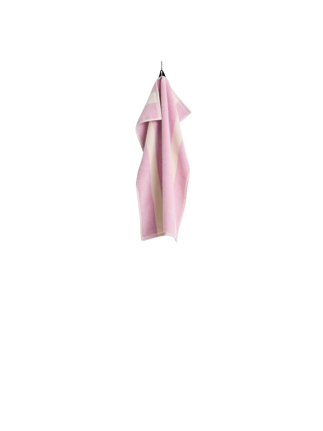 Stripe Håndkle, Cool Pink