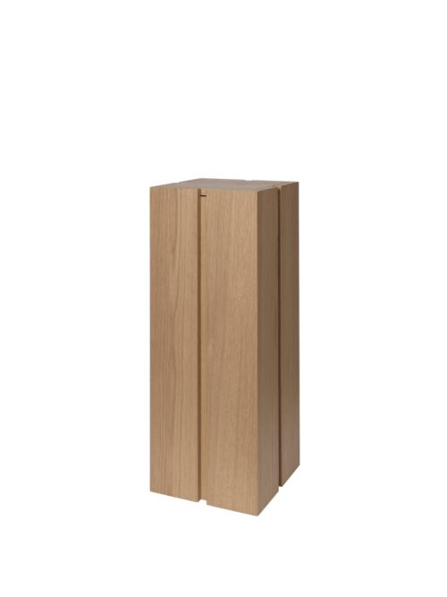 Parcel Pedestal 90, Natural Oak