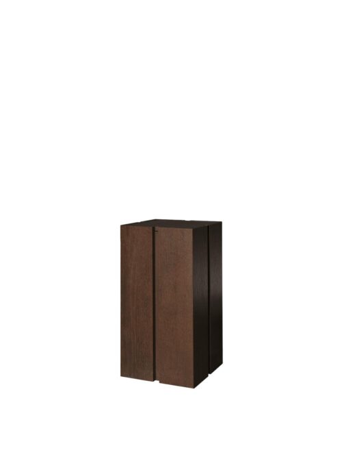 Parcel Pedestal 60, Dark Stained Oak