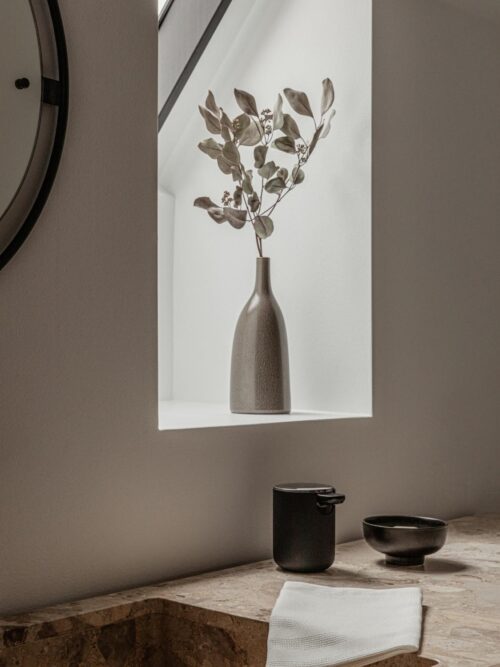 Strandgade Stem Vase, Ceramic Fern 2