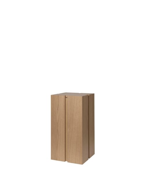 Parcel Pedestal 60, Natural Oak