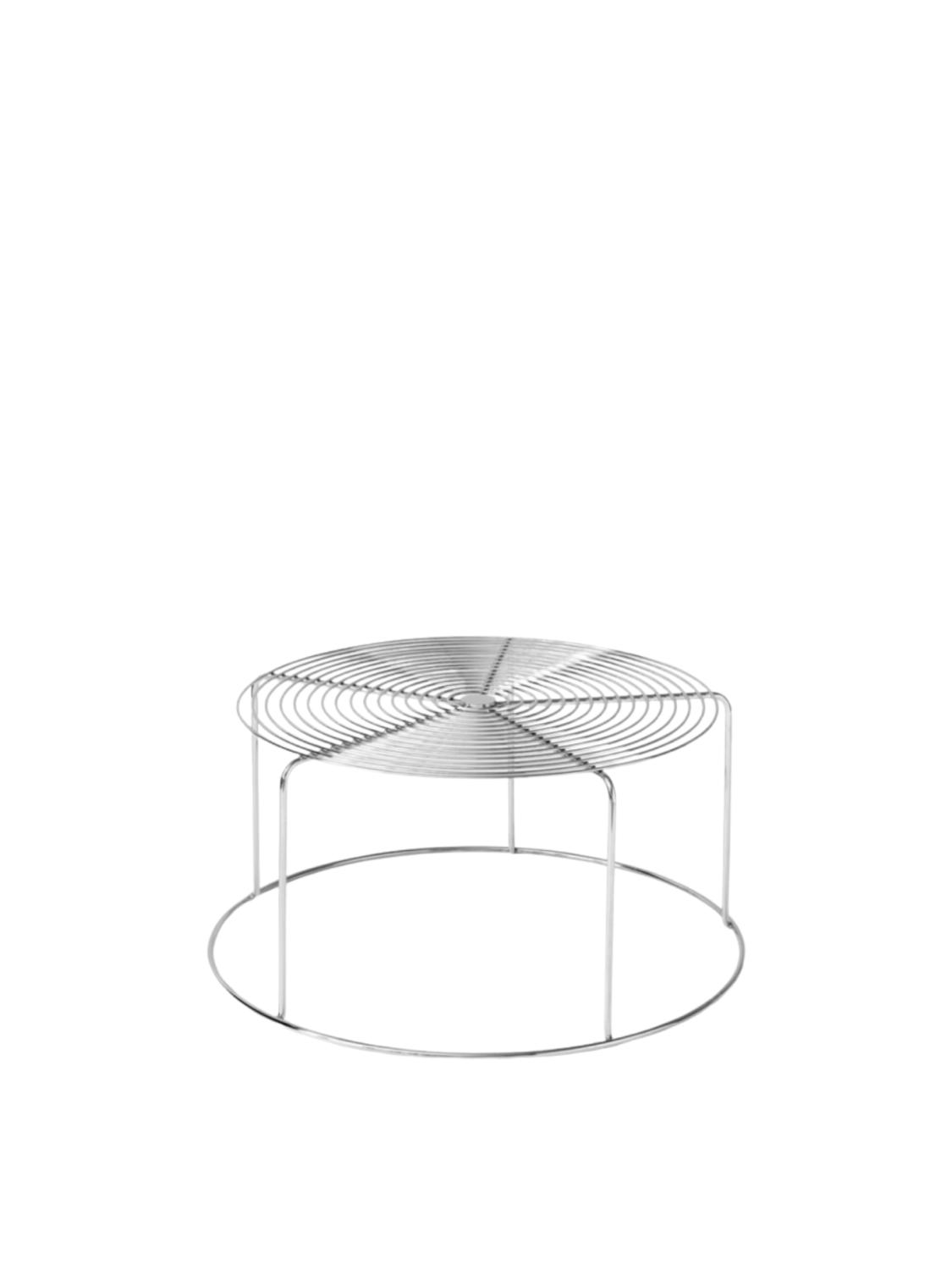 Wire Coffee table VP17- Mirror Polished Steel