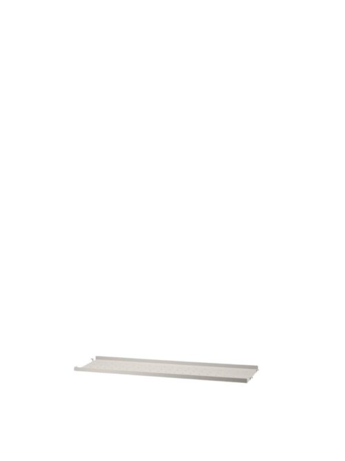Metal shelf low edge, Beige