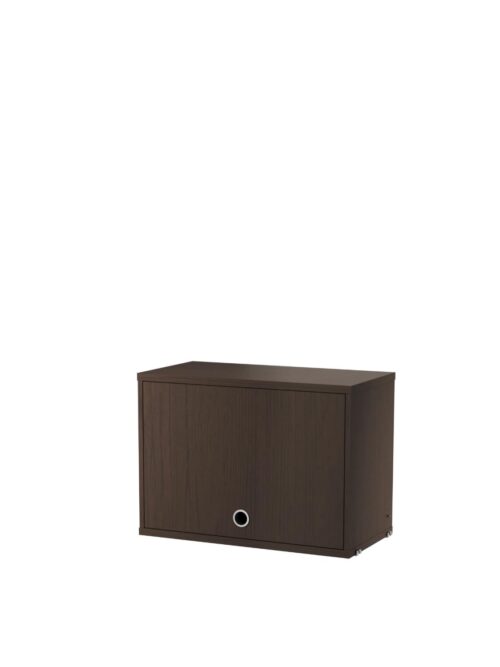 Cabinet with flip door, Dark oak