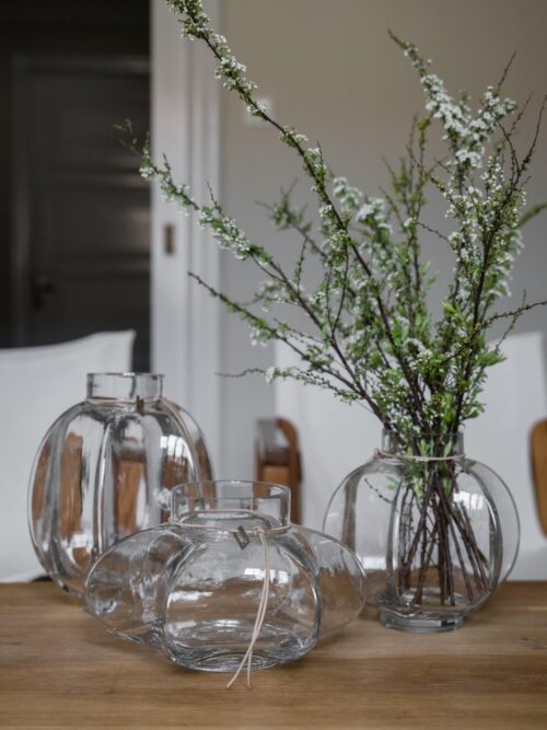 Glassvase, Ø 20 x H 19,5 cm 2