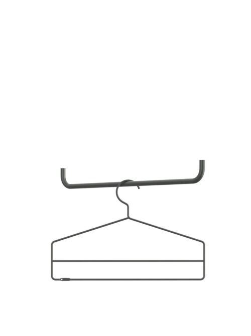 Coat-hanger (4pk), Dark grey