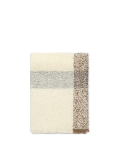 Lava pledd, Ivory/mocca/grey